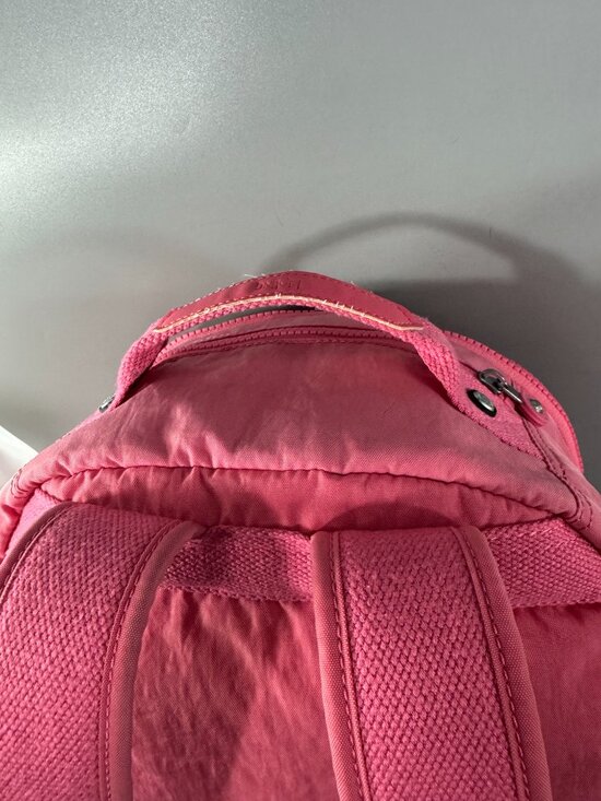Kipling Seoul Large Nylon Laptop Backpack, Pink main image 9